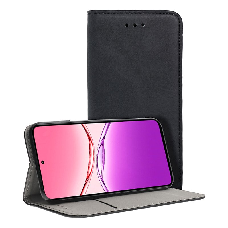 Funda COOL Flip Cover para Oppo A5 4G / A5 5G Liso Negro