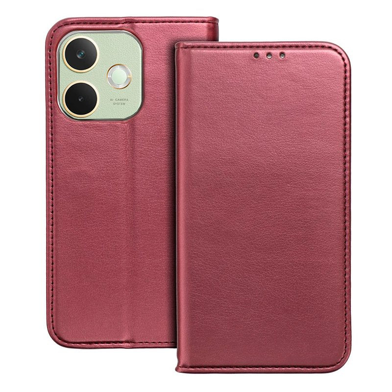 COOL Flip Cover Case for Oppo A5 Pro / A5 Pro 5G Solid Burgundy