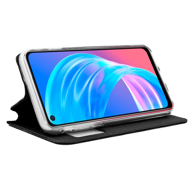 COOL Flip Cover Case for Oppo A73 5G, Plain Black