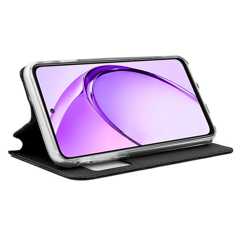 COOL Flip Cover Case for Oppo A80 5G, Plain Black