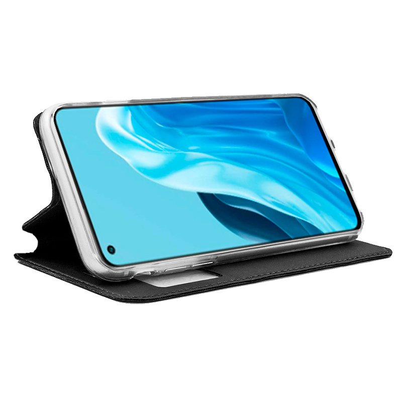 COOL Flip Cover Case for Oppo Find X5 Lite, Plain Black