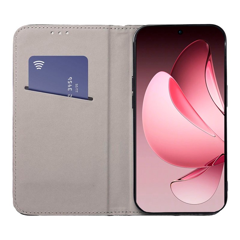 COOL Flip Cover Case for Oppo Reno 13 Pro 5G Solid Burgundy