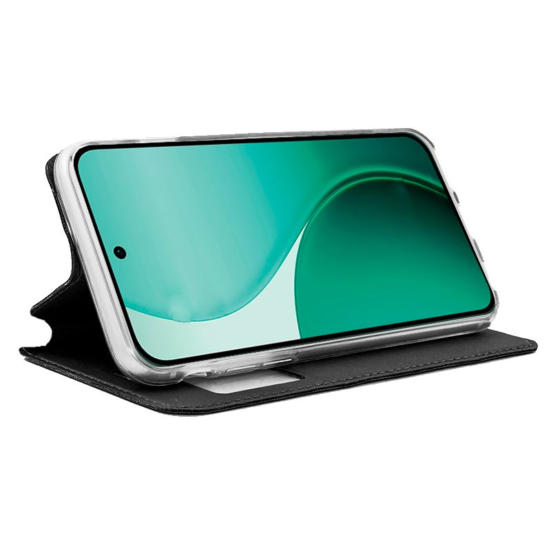 Funda COOL Flip Cover para Oppo Reno 14 5G / 14 F 5G / 14 FS 5G Liso Negro