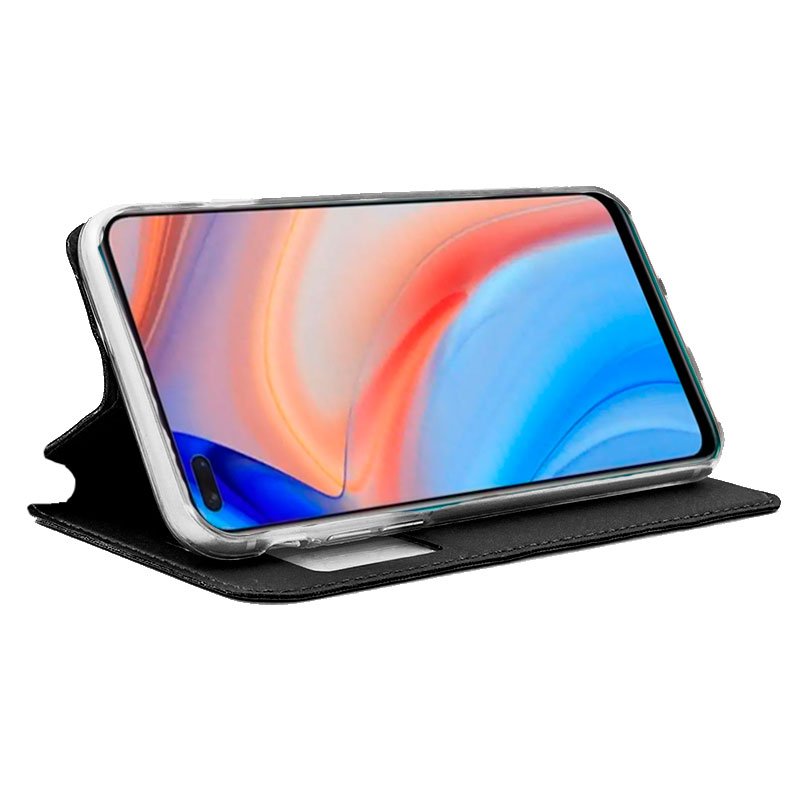 COOL Flip Cover Case for Oppo Reno 4 Pro, Plain Black