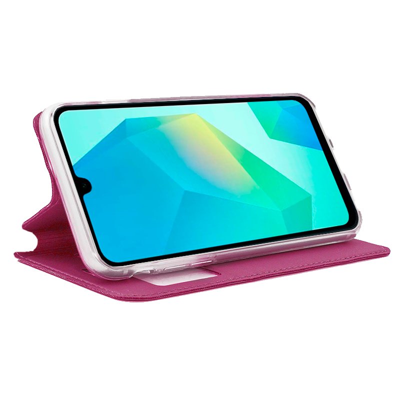 COOL Flip Cover Case for Samsung A165 Galaxy A16 / A16 5G Plain Pink