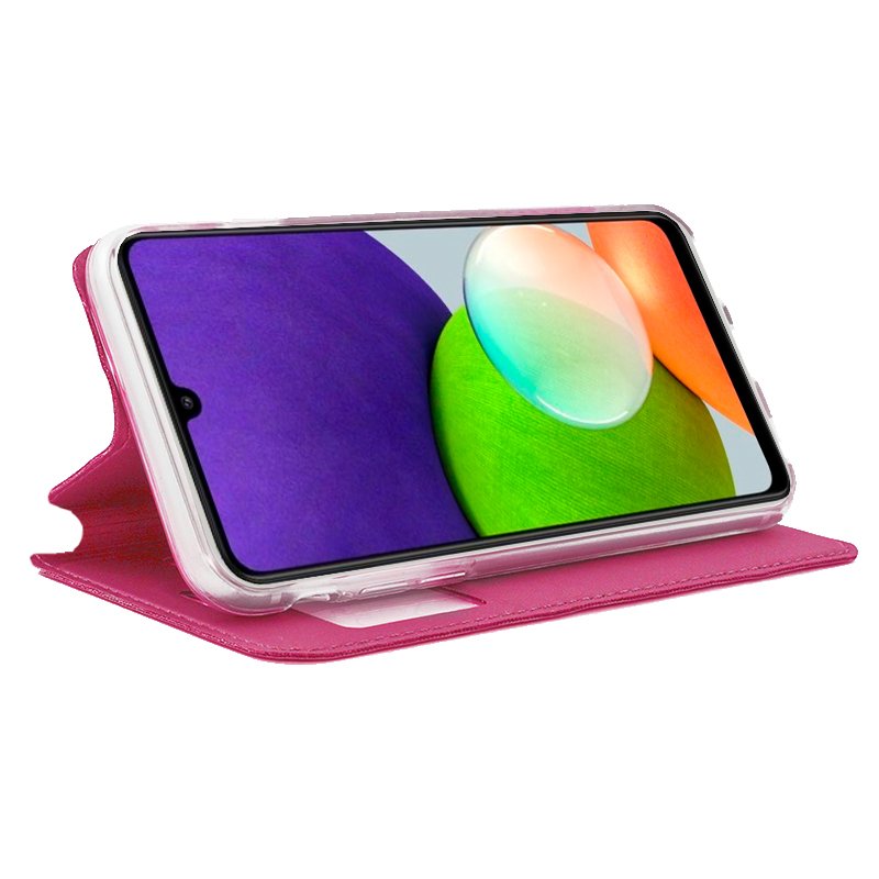 COOL Flip Cover Case for Samsung A225 Galaxy A22 4G Plain Pink