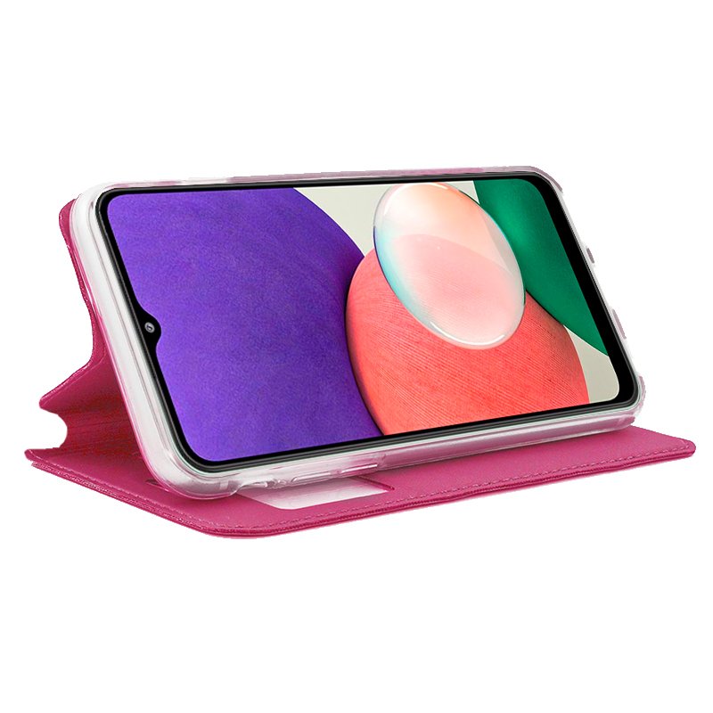 COOL Flip Cover Case for Samsung A226 Galaxy A22 5G Solid Pink