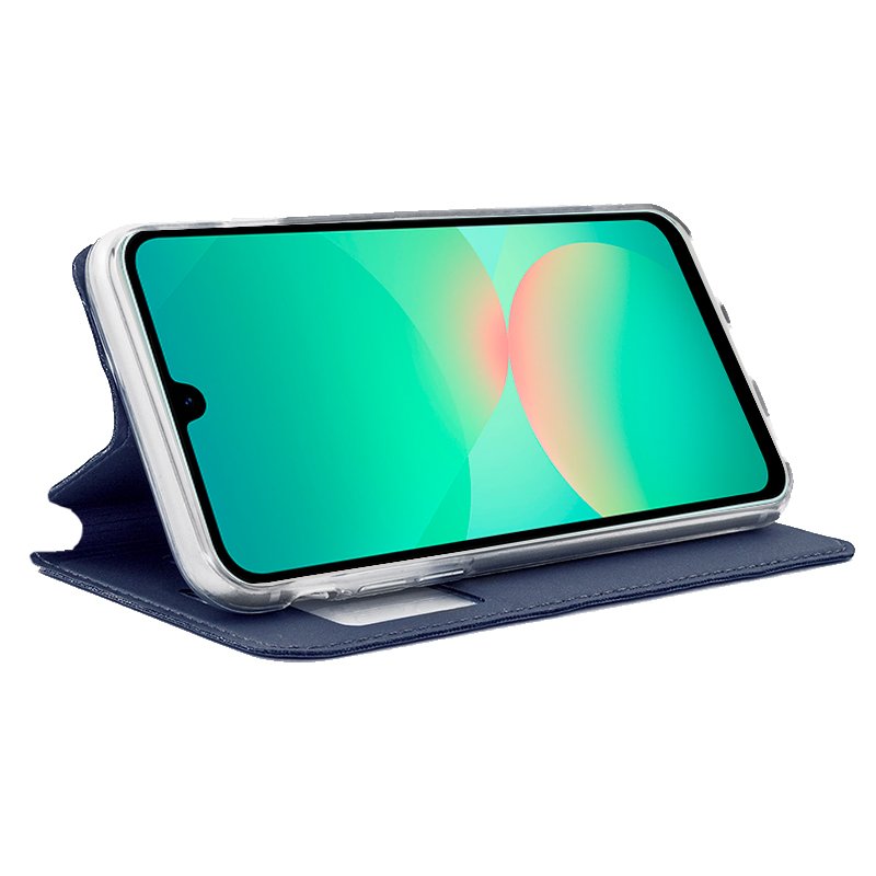 COOL Flip Cover Case for Samsung A266 Galaxy A26 5G / A17 5G Plain Blue