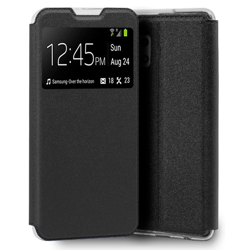 Funda COOL Flip Cover para Samsung A325 Galaxy A32 4G Liso Negro