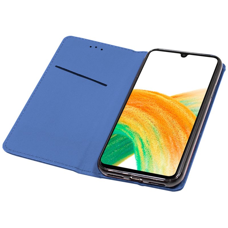COOL Flip Cover Case for Samsung A336 Galaxy A33 5G Plain Blue