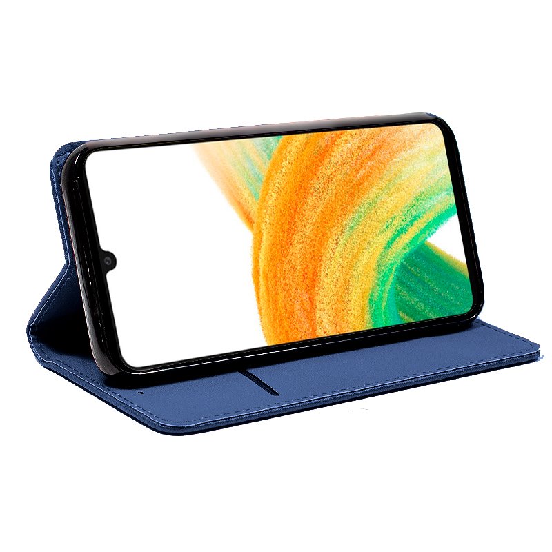 COOL Flip Cover Case for Samsung A336 Galaxy A33 5G Plain Blue