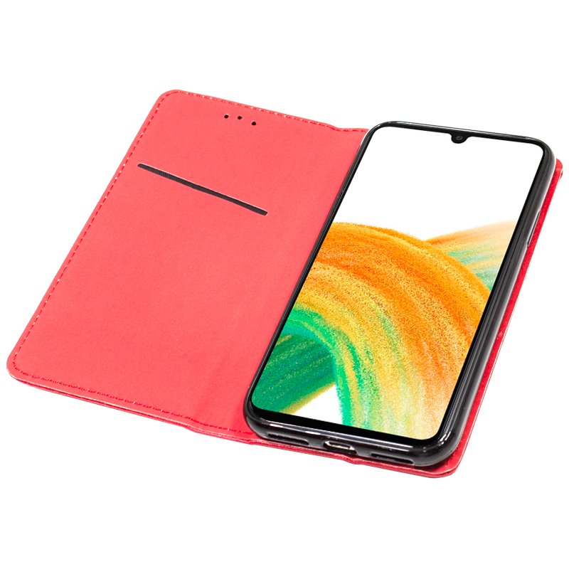 COOL Flip Cover Case for Samsung A336 Galaxy A33 5G Plain Red