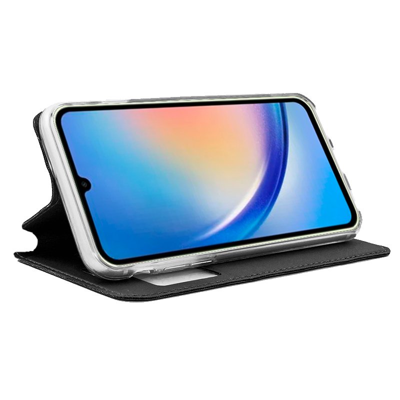 COOL Flip Cover Case for Samsung A346 Galaxy A34 5G Plain Black