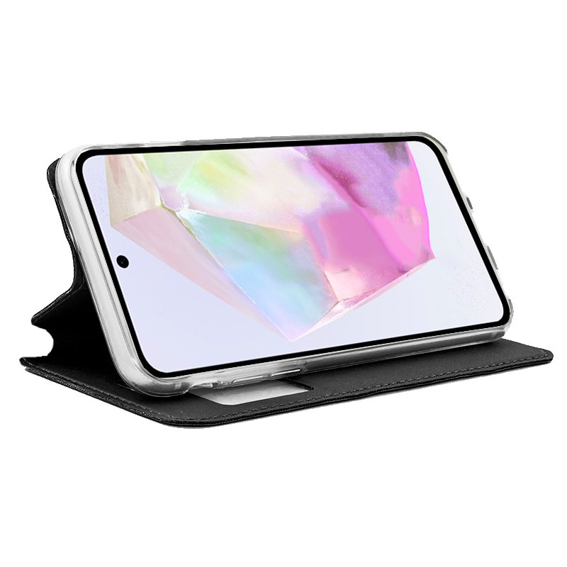 COOL Flip Cover Case for Samsung A356 Galaxy A35 5G Plain Black