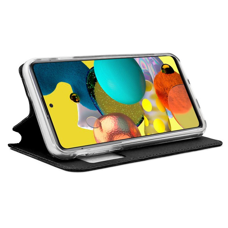 COOL Flip Cover Case for Samsung A516 Galaxy A51 5G Plain Black