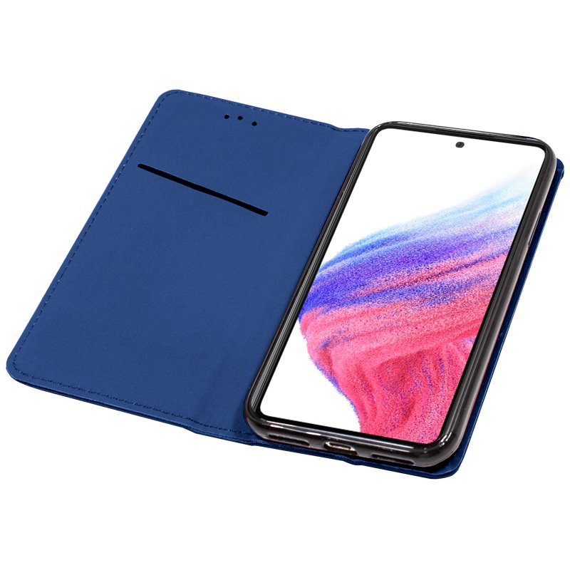 COOL Flip Cover Case for Samsung A536 Galaxy A53 5G Plain Blue