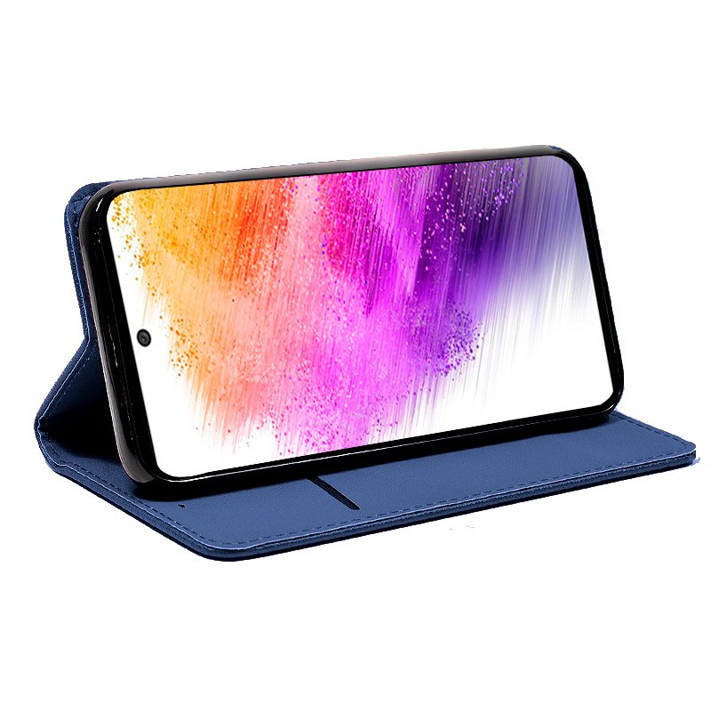COOL Flip Cover Case for Samsung A736 Galaxy A73 5G Plain Blue