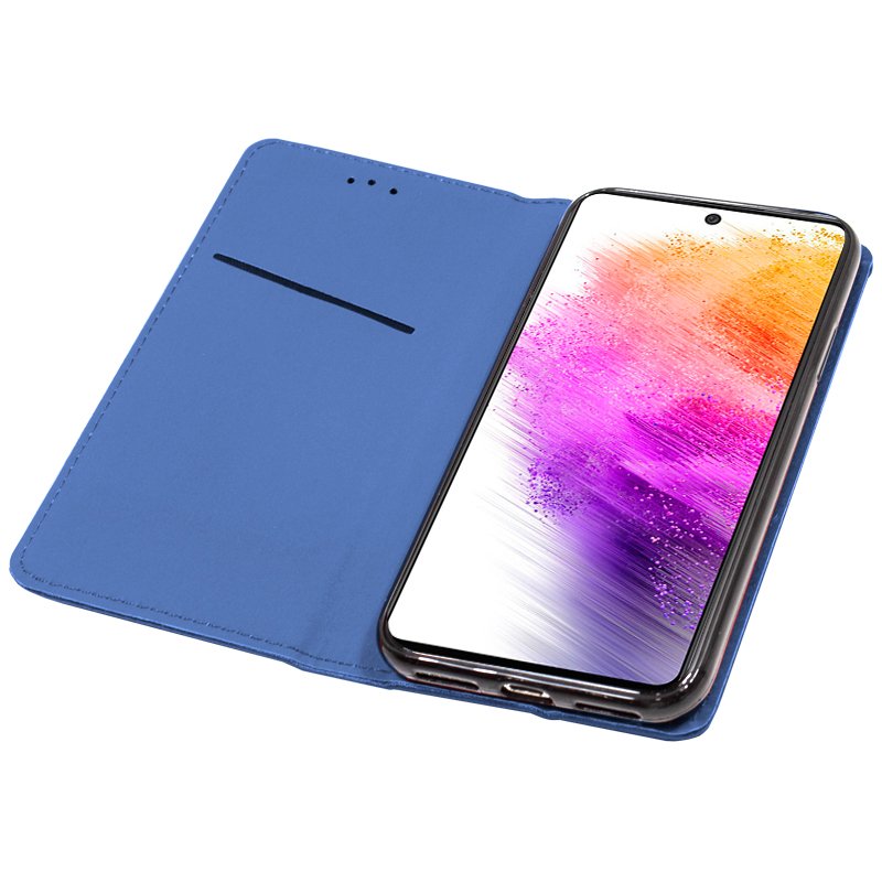 COOL Flip Cover Case for Samsung A736 Galaxy A73 5G Plain Blue