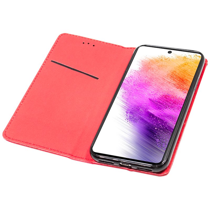 COOL Flip Cover Case for Samsung A736 Galaxy A73 5G Plain Red