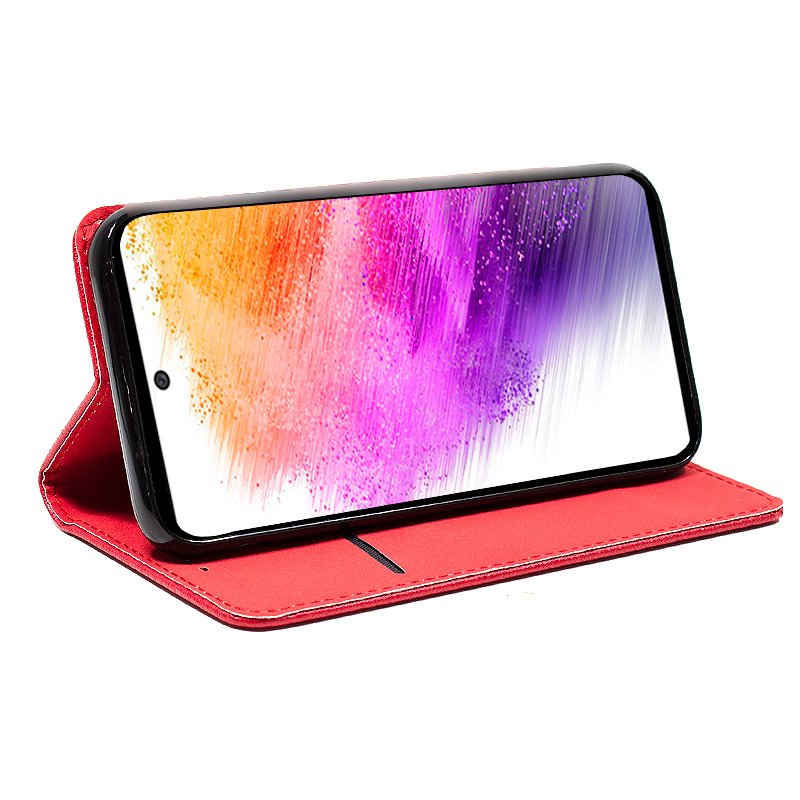 COOL Flip Cover Case for Samsung A736 Galaxy A73 5G Plain Red