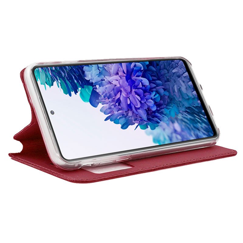COOL Flip Cover Case for Samsung G780 Galaxy S20 FE Plain Red