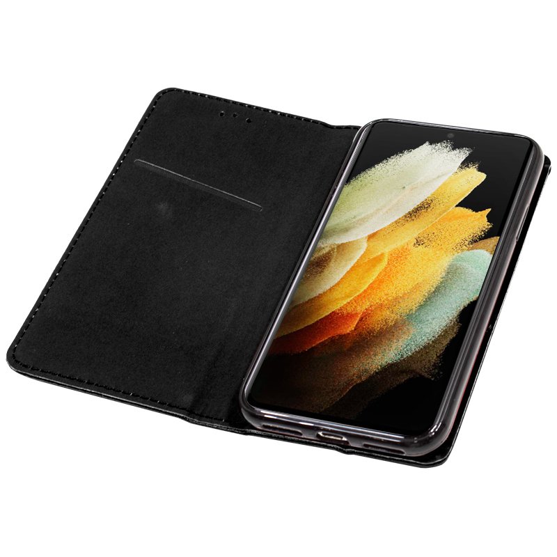 COOL Flip Cover Case for Samsung G998 Galaxy S21 Ultra Smooth Black