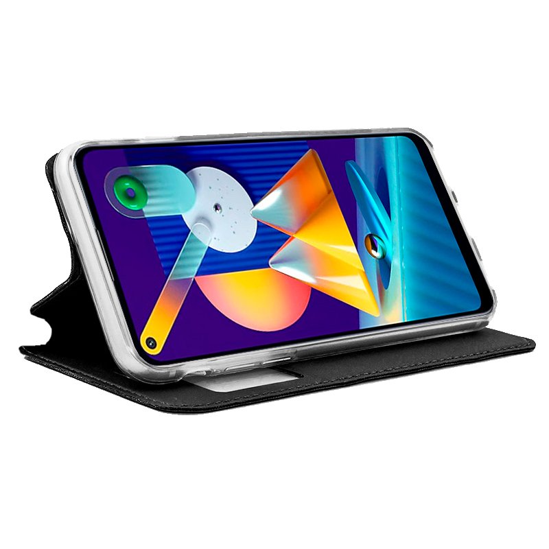 COOL Flip Cover Case for Samsung M115 Galaxy M11 / A11 Plain Black