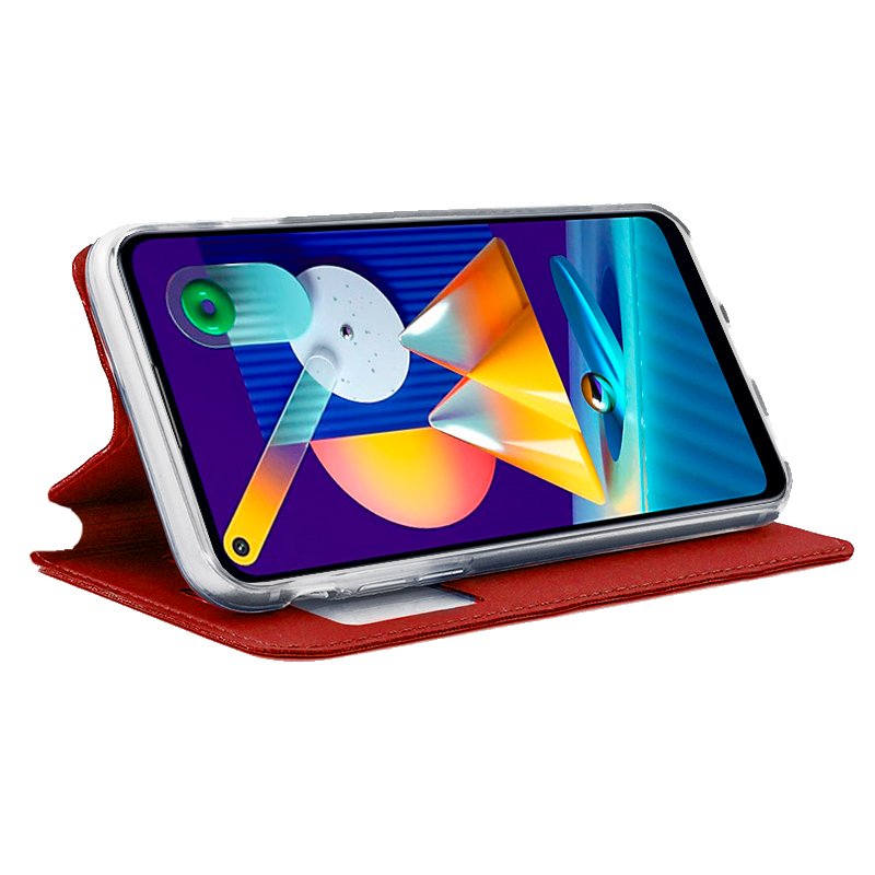 COOL Flip Cover Case for Samsung M115 Galaxy M11 / A11 Plain Red