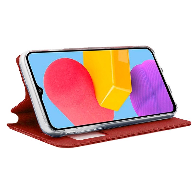 COOL Flip Cover Case for Samsung M135 Galaxy M13 / A23 5G Plain Red