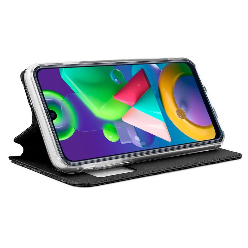 COOL Flip Cover Case for Samsung M215 Galaxy M21 Plain Black