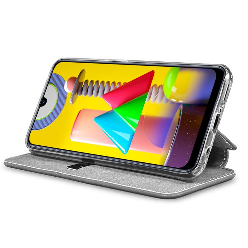 COOL Flip Cover Case for Samsung M315 Galaxy M31 Strawberry Design