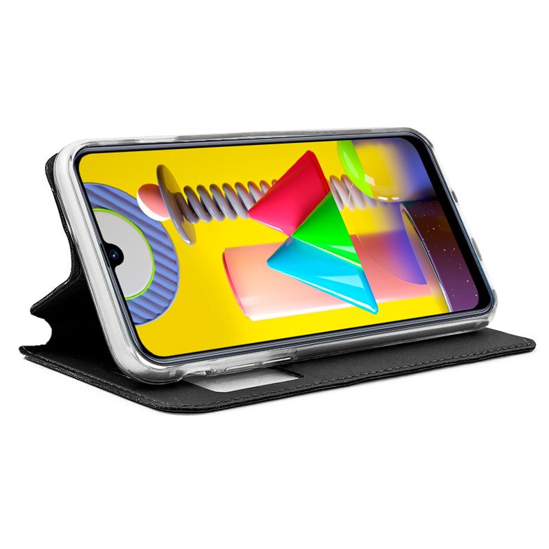 COOL Flip Cover Case for Samsung M315 Galaxy M31 Plain Black