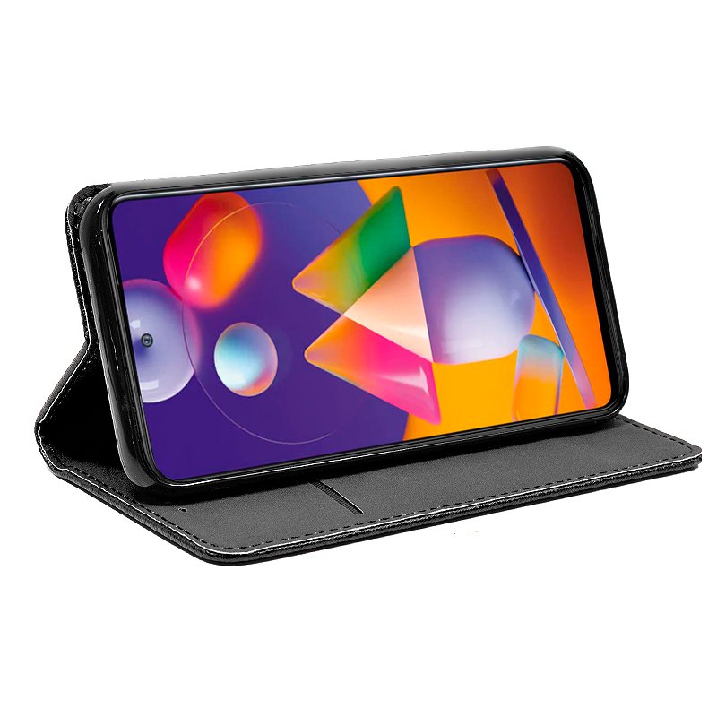 COOL Flip Cover Case for Samsung M317 Galaxy M31s Plain Black
