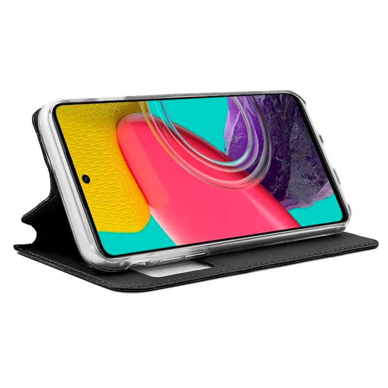 COOL Flip Cover Case for Samsung M536 Galaxy M53 5G Plain Black