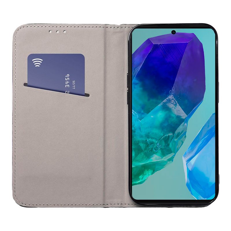 COOL Flip Cover Case for Samsung M556 Galaxy M55 5G Plain Black