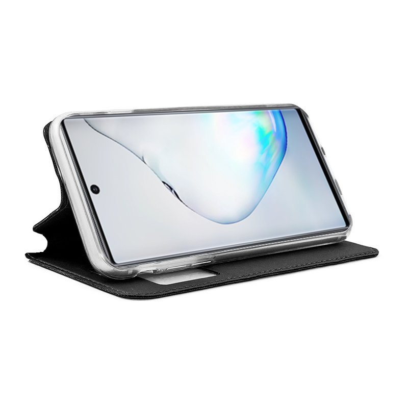COOL Flip Cover Case for Samsung N770 Galaxy Note 10 Lite, Plain Black