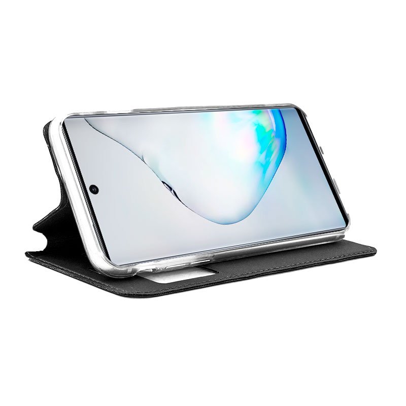 COOL Flip Cover Case for Samsung N970 Galaxy Note 10 Plain Black