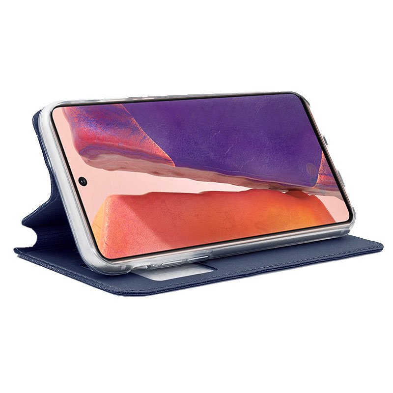 COOL Flip Cover Case for Samsung N980 Galaxy Note 20 Plain Blue