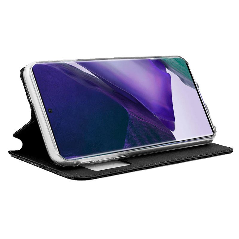 COOL Flip Cover Case for Samsung N985 Galaxy Note 20 Ultra, Smooth Black