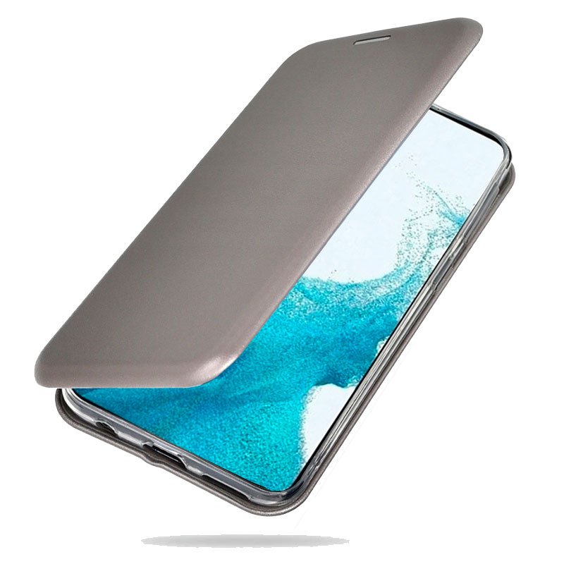 COOL Flip Cover Case for Samsung S901 Galaxy S22 Elegance Silver