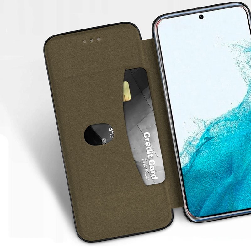 COOL Flip Cover Case for Samsung S901 Galaxy S22 Elegance Silver