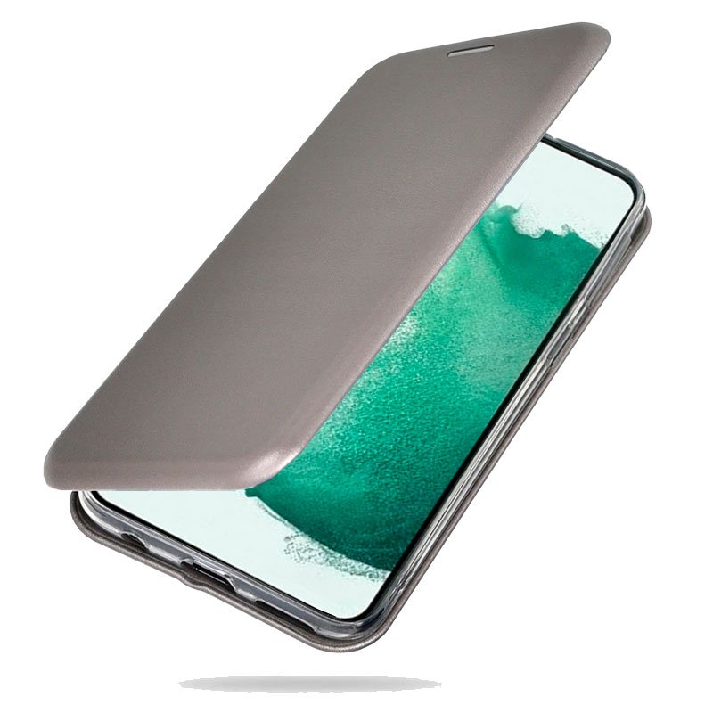 COOL Flip Cover Case for Samsung S906 Galaxy S22 Plus Elegance Silver