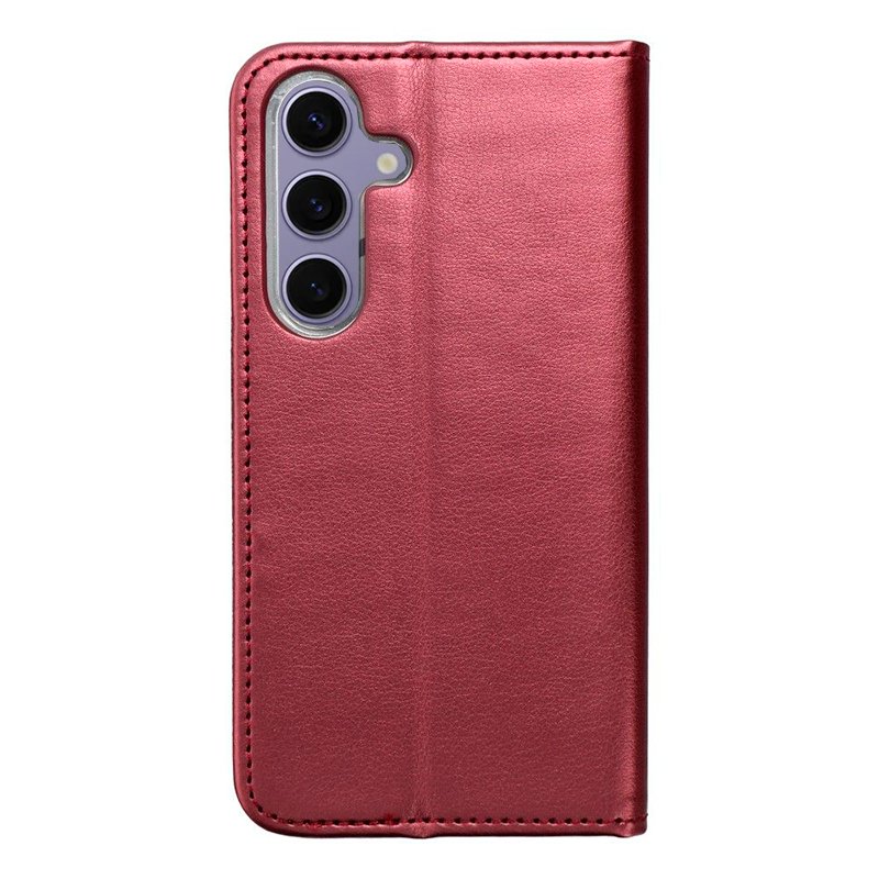COOL Flip Cover Case for Samsung S921 Galaxy S24 / S25 Solid Burgundy