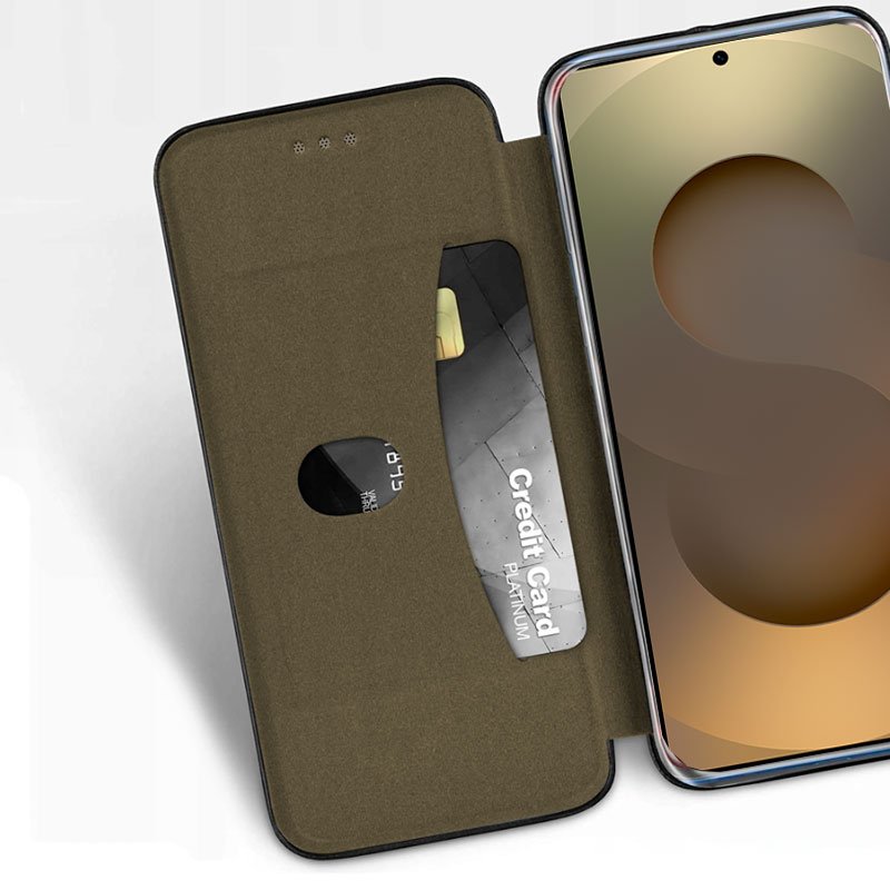 COOL Flip Cover Case for Samsung S938 Galaxy S25 Ultra Elegance Silver