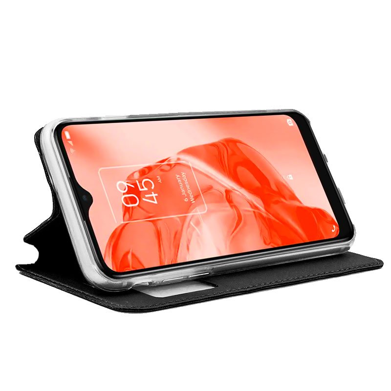COOL Flip Cover Case for TCL 205, Plain Black