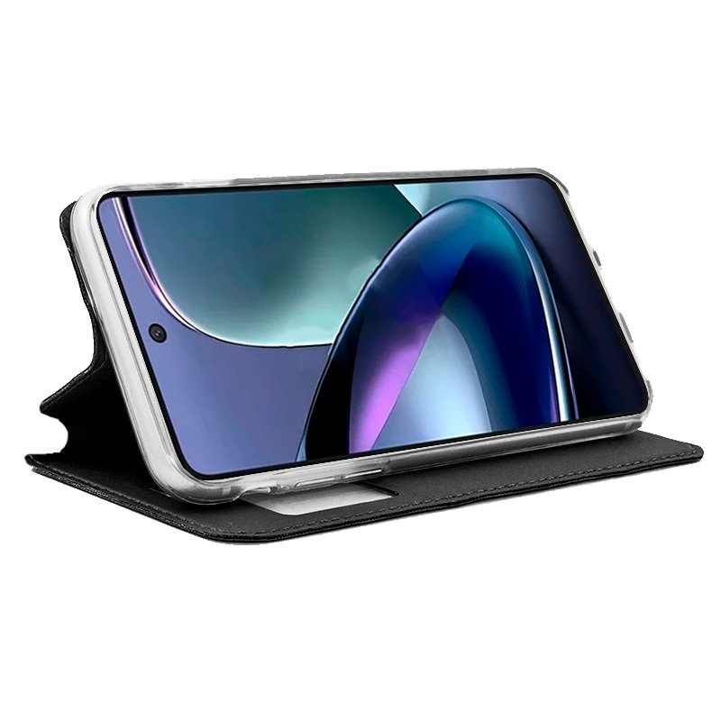 COOL Flip Cover Case for TCL 40 Nxtpaper 5G, Plain Black