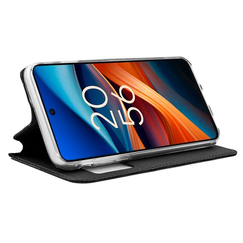 COOL Flip Cover Case for TCL 50 SE, Plain Black