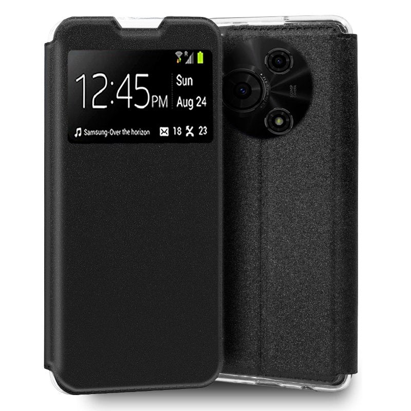 Funda COOL Flip Cover para TCL 605 Liso Negro