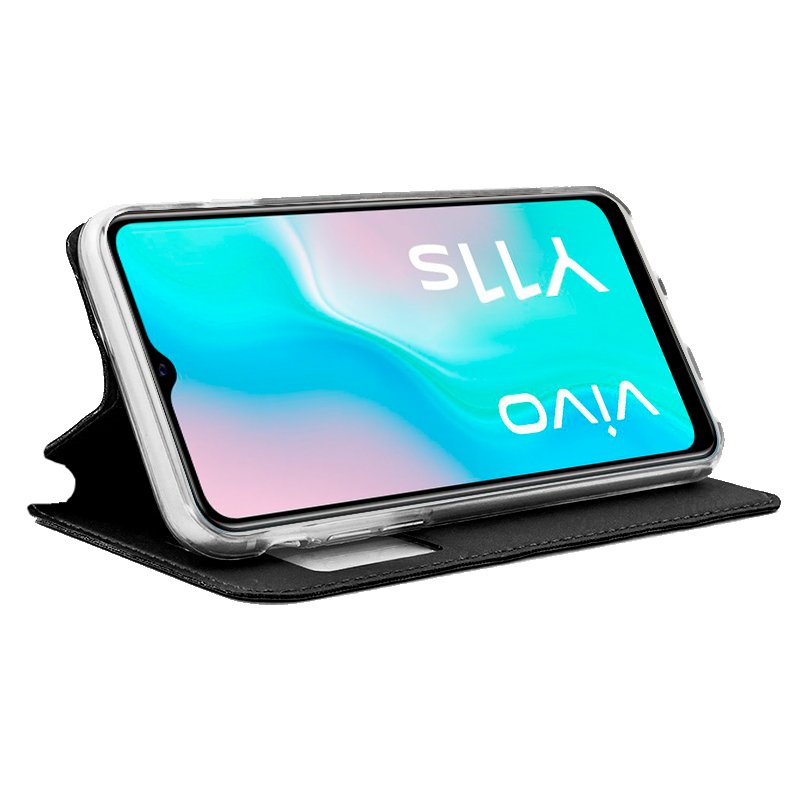 COOL Flip Cover Case for Vivo Y11s / Y20s Plain Black