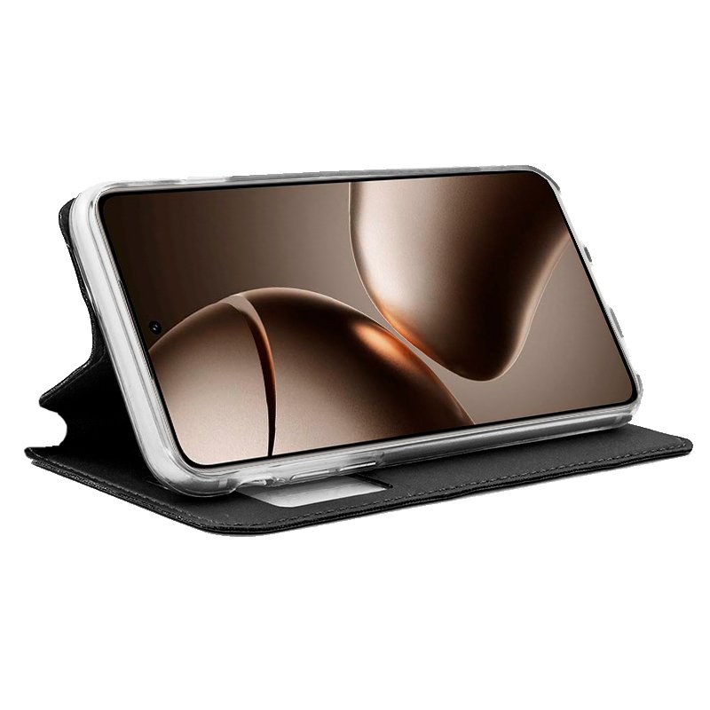 COOL Flip Cover Case for Xiaomi 14T Pro, Plain Black